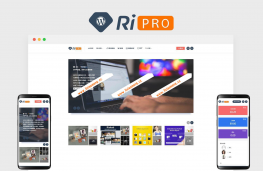 RiPro主题1.8 WordPress付费主题免费分享 【价值数百元】