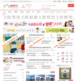 最新精品母婴商城社区DZ商业版模板|PHP整站带后台+WAP手机版亲子母婴社区模板